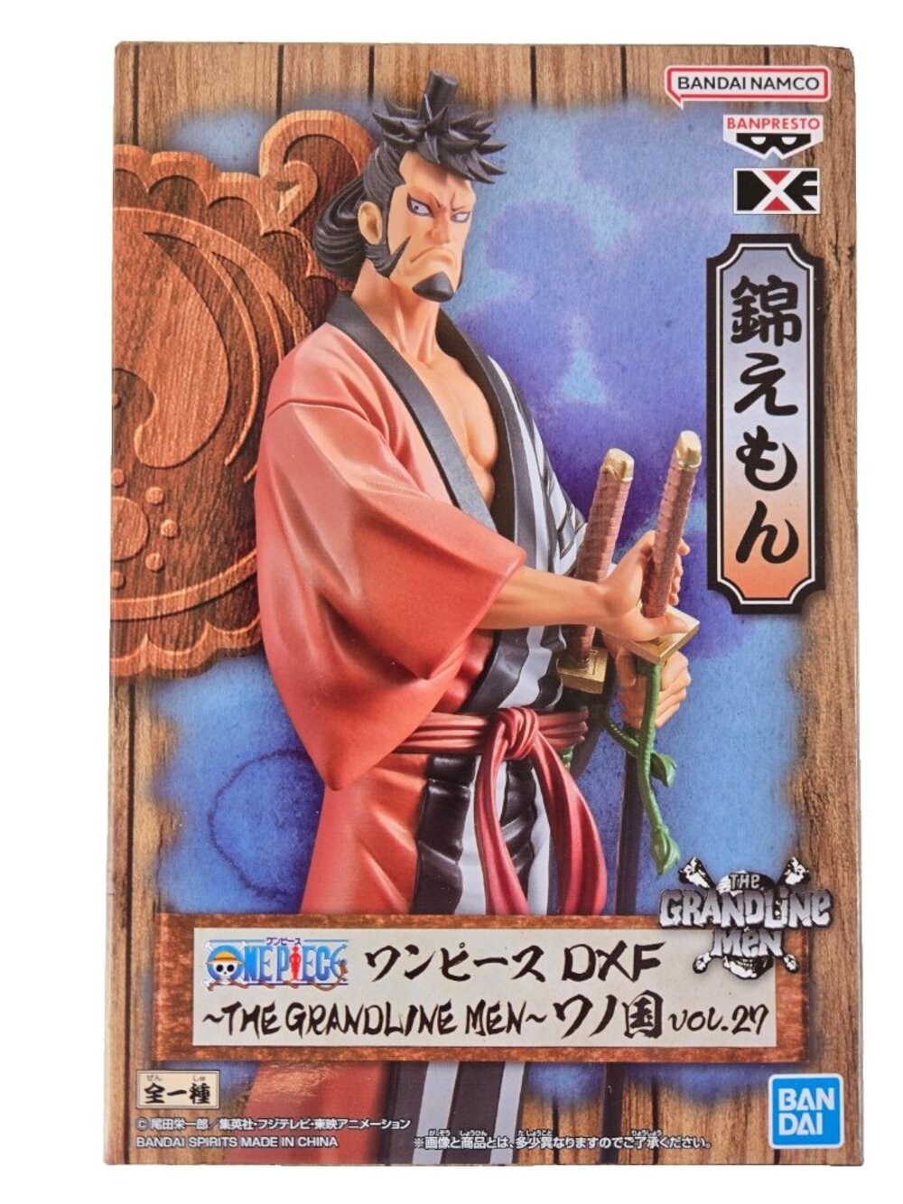 Banpresto One Piece DXF Grandline Men Wanokuni Vol.27 Kin'emon Figure New